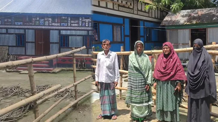 রাতের আঁধারে বসতবাড়ীতে জোরপূর্বক বেড়া, ৮ দিন অবরুদ্ধ দুই পরিবার