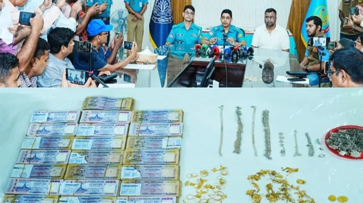 রাজশাহীতে জুয়েলার্সে স্বর্ণ চুরির ঘটনায় গ্রেফতার ৮, স্বর্ণ ও টাকা উদ্ধার